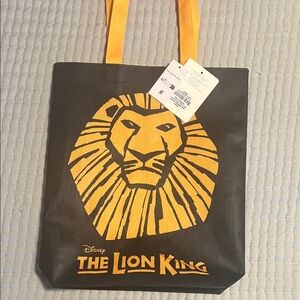 Disney The Lion King Black and Yellow Tote